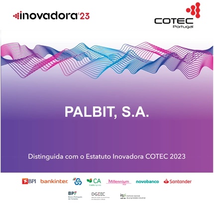 Palbit distinguida com o Estatuto Inovadora COTEC 2023