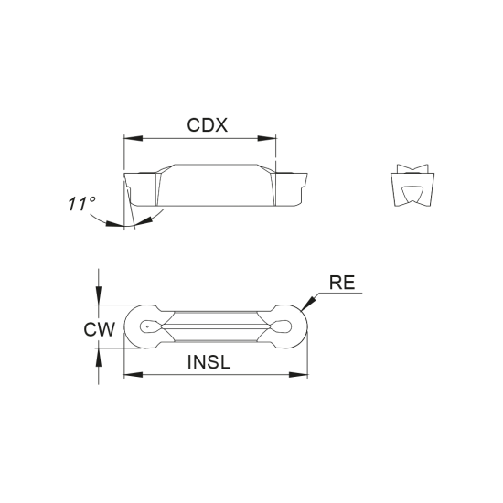 GRV INSERT GP0600E300-N02-NP PH0910 - DRW