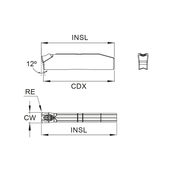 GRV INSERT MG0400C040-N01-MG PHL930 - DRW
