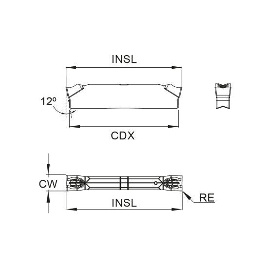 GRV INSERT MG0300B030-N02-MG PHL920 - DRW