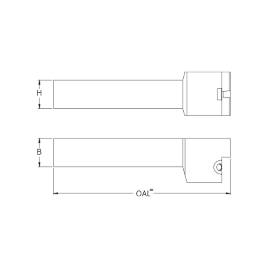 MODULAR TOOLHOLDER MGLML-170 32.32 - DRW