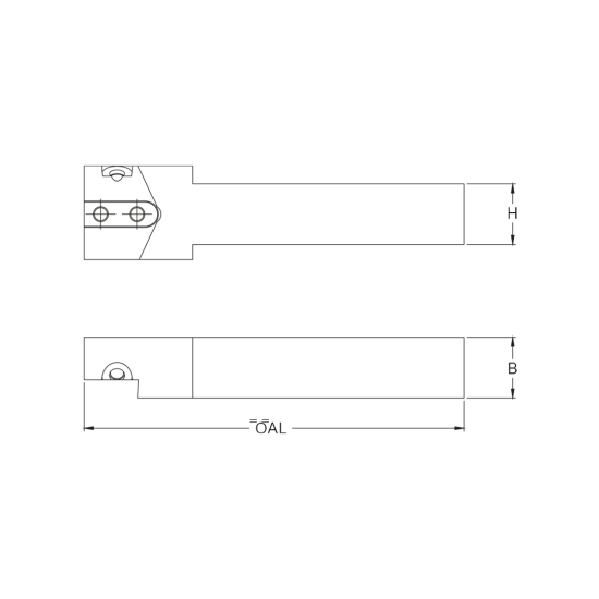 MODULAR TOOLHOLDER MGRMC-125 20.20 - DRW