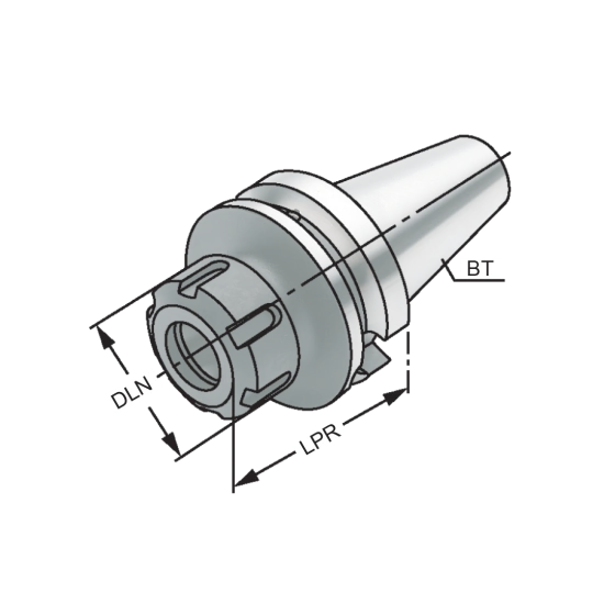 COLLET CHUCK BT40-ER20-070-B - DRW