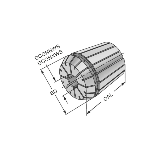 COLLET PINÇA ER32 Ø12-11 UP - DRW