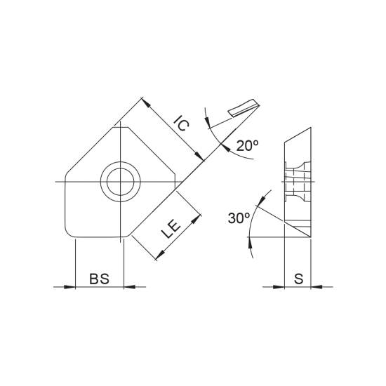 INSERT SEHT 13T3 AGSN-W PH6705 - DRW