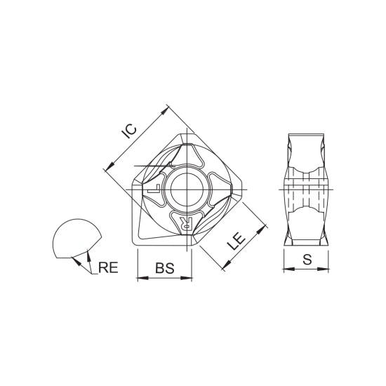 INSERT SNHX 1206 ANFN-W PH6910 - DRW
