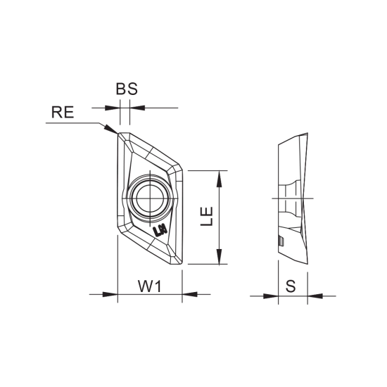 INSERT XDGX 15M550 PDFR-LN PH0910 - DRW