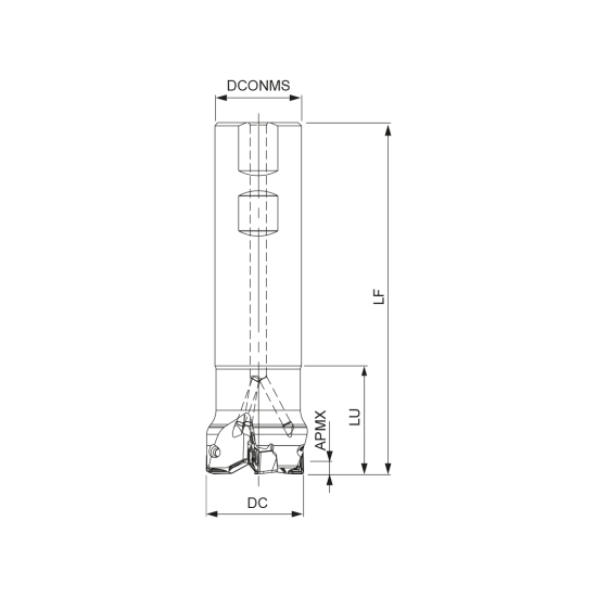 MILLING TOOL 025W49490-04-05-025170 - DRW