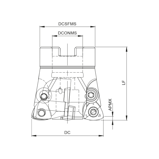 MILLING TOOL 063C50560-05-05-027053 - DRW
