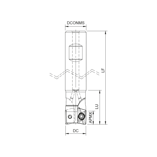 MILLING TOOL 032W20190-04-08-032110-B - DRW