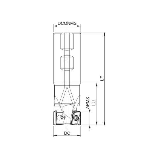 MILLING TOOL 032W17590-03-06-032150 - DRW