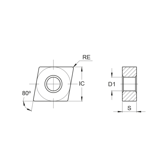 INSERT CNMG 120404-SS PH7920 - DRW