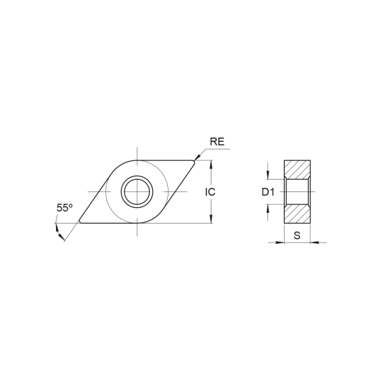INSERT DNMG 150612-SS PH5740 - DRW