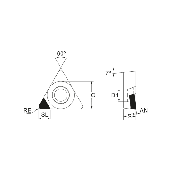 INSERT TCGT 16T308 Z1 PDP410 - DRW