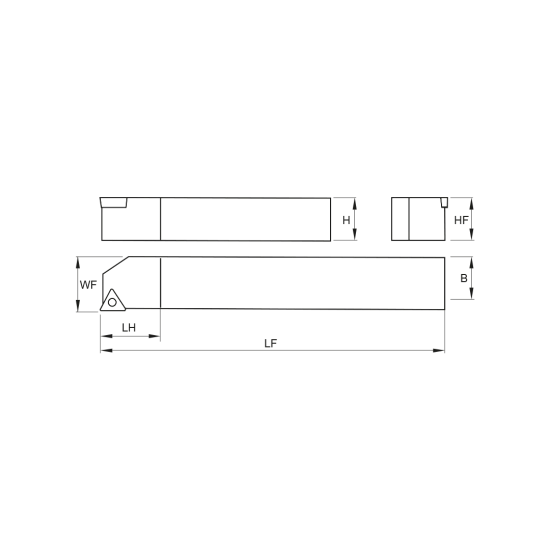TOOLHOLDER STJC R 1010 M11 - DRW