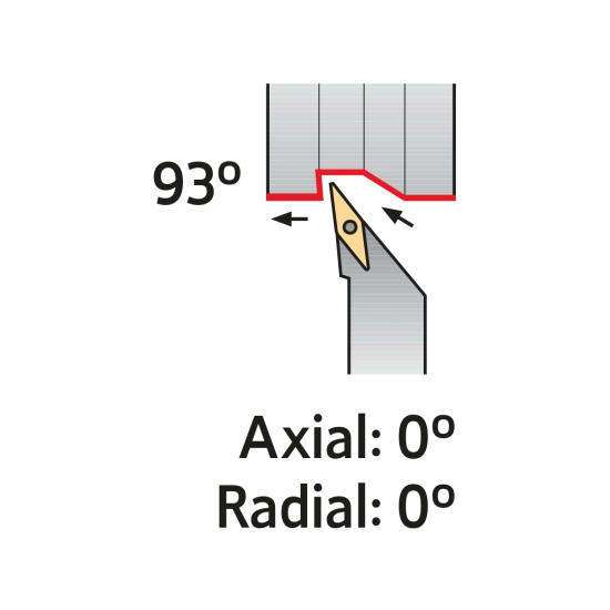 TOOLHOLDER SVJC R 1616 M16
