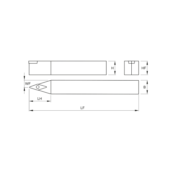 TOOLHOLDER SVVC N 1010 M11 - DRW