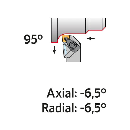 TOOLHOLDER DCLN L 3232 P16-A