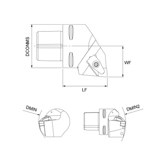 TOOLHOLDER DCLN L 2020 K12 - DRW