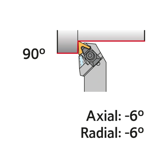 TOOLHOLDER DTJN R 2525 M16-A