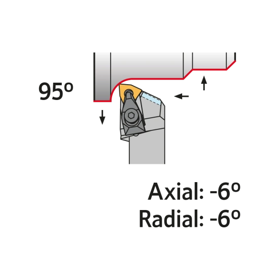 TOOLHOLDER DWLN L 2525 M08-A