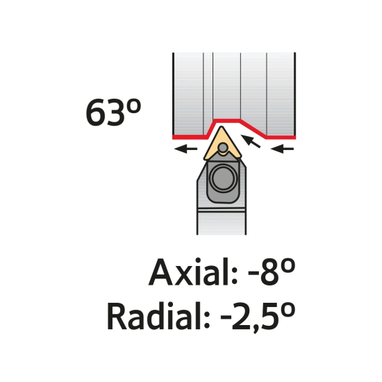 TOOLHOLDER MTNN L 2525 M16