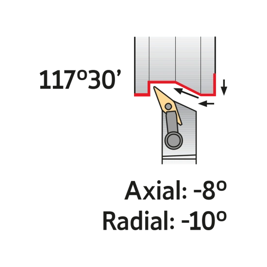 TOOLHOLDER MVQN R 3225 P16-K