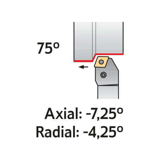 TOOLHOLDER PCBN R 3232 P19