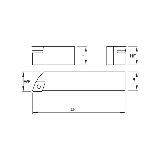 TOOLHOLDER SCAC L 1010 E06 - DRW