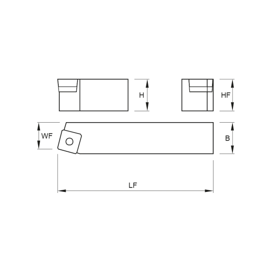 TOOLHOLDER SSBC L 2020 K12 - DRW