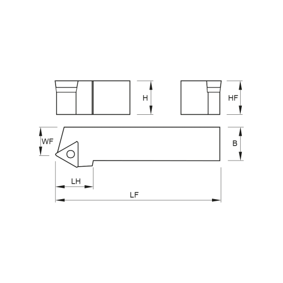 TOOLHOLDER STTC L 1010 E09 - DRW