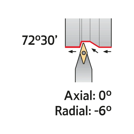 TOOLHOLDER SVVC N 2525 M16
