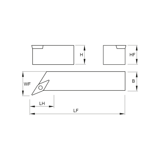 TOOLHOLDER SVXCR 2020 K13 - DRW