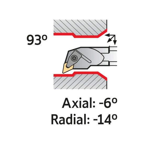TOOLHOLDER S40V DDUN R 15