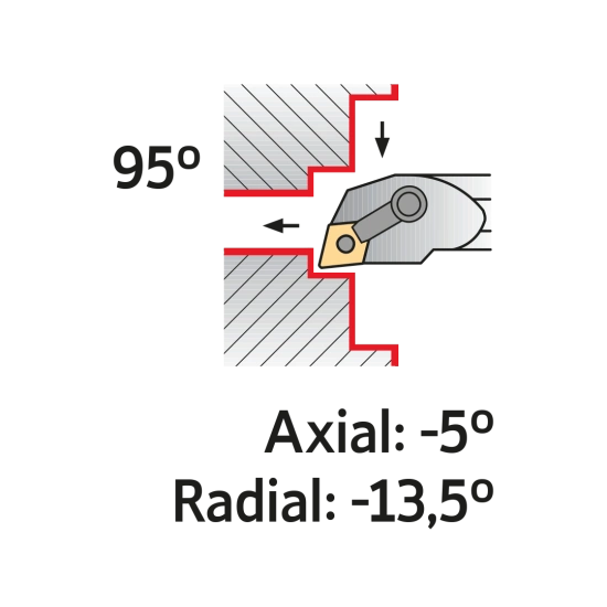 TOOLHOLDER S25T MCLN R 12-K