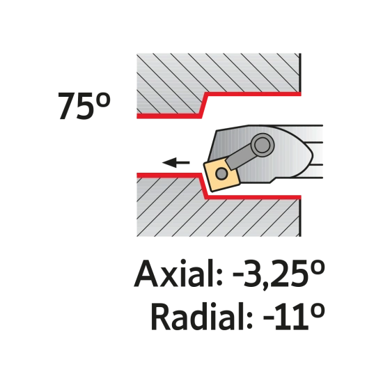 TOOLHOLDER S40V MSKN L 12-K
