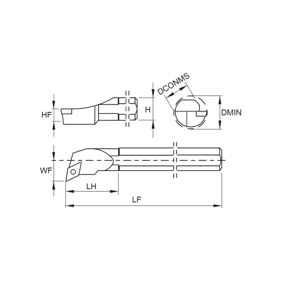 TOOLHOLDER S12M SDUC L 07 - DRW