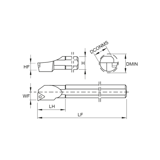 TOOLHOLDER S20S STFC L 16 - DRW