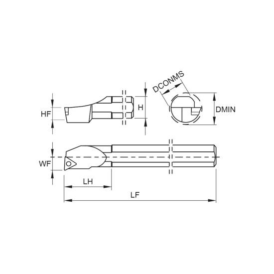 TOOLHOLDER S12M STUC L 11 - DRW
